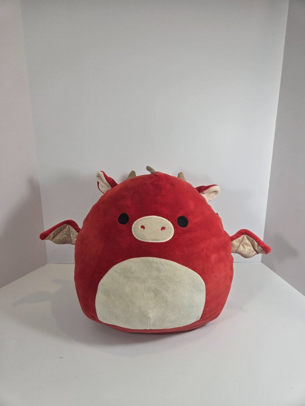 Squishmallows Baiden the Red Dragon Plush – 12”‎ Authentic Kellytoy